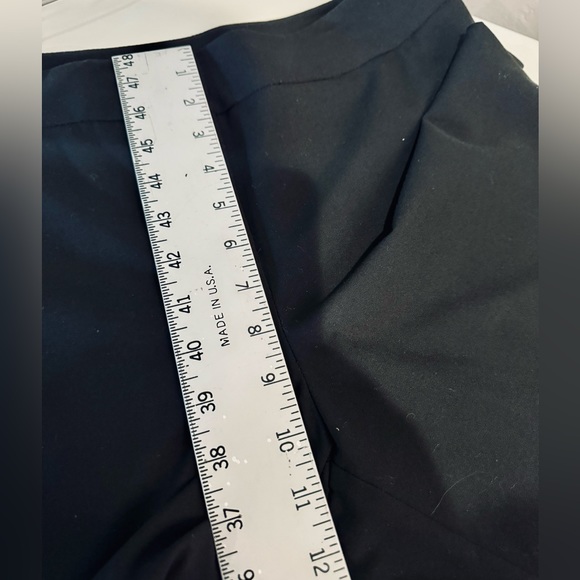 Chico's Black Label Wide Leg Pants Black Size 1/8 MEDIUM Office Career Pants NEW - Picture 10 of 13